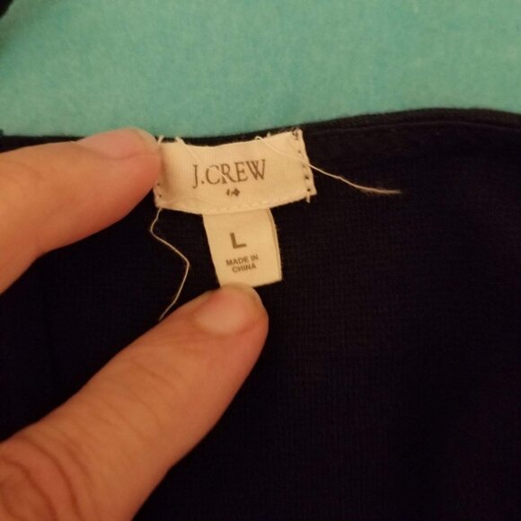 J.Crew Womens Black Peplum Sleeveless Top W/ Back Zipper - Large - Picture 3 of 5